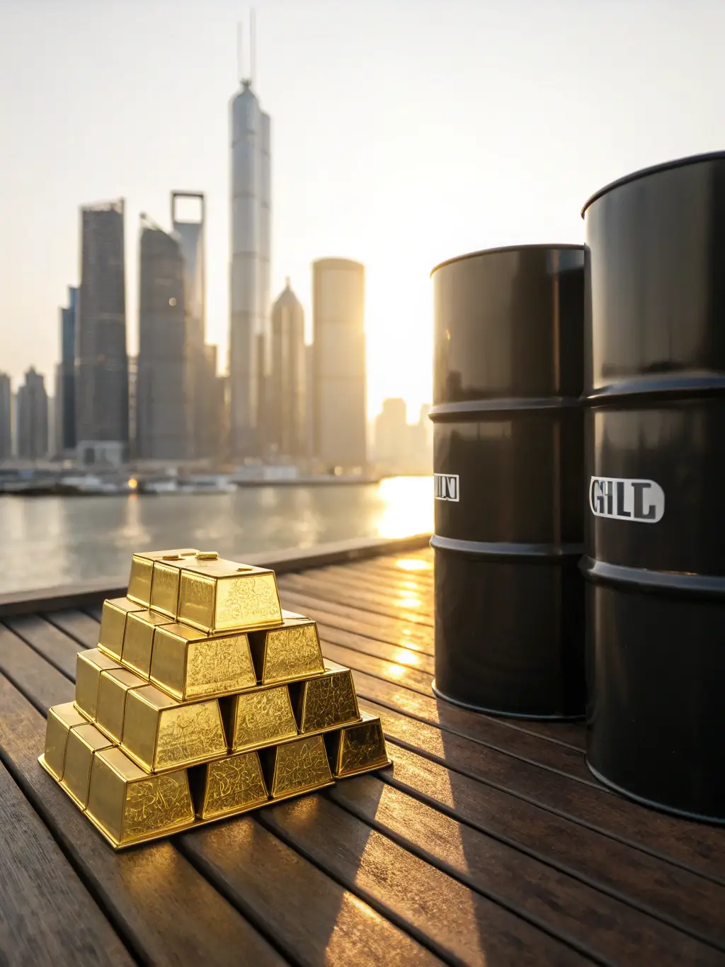 A visual representation of gold being traded in a traditional market setting, highlighting its established market presence and liquidity.